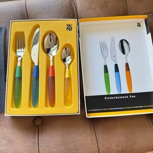 NEW WMF Kinderbesteck Fun 4pc Child Flatware Set 18/10 Stainless Kids Silverwear